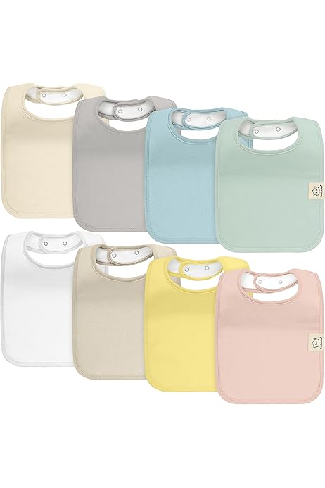 Bavaglini Biologici KeaBabies - Set 8 Pezzi, Cotone Organico, Unisex - Foto 11