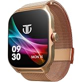 Titan Zeal 1.85" AMOLED Metal Case Smart Watch with BT Calling, SpO2, 100+ Sports Modes, Auto Sports Recognition, Fast Charging Smartwatch for Men & W