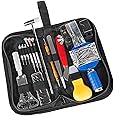 LSDZHK 147 Pcs Watch Repair Kit, Professional Watch Battery Replacement Tool, Watch Link & Back Removal Tool, Spring Bar Tool Set with Carrying Case