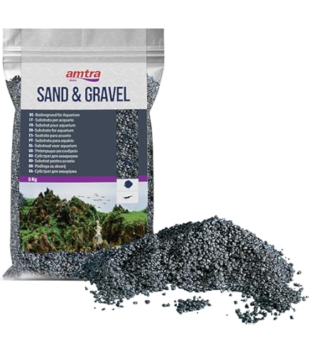 WOLFF & MÜLLER Aquariensand Quarzsand - Natürlicher Bodengrund 25kg Sack 0,4-0,8mm