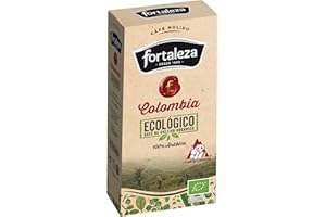 CAFÉ FORTALEZA – DESDE 1885 - Café FORTALEZA - Café Molido Grandes Orígenes Ecológico Colombia 250 gr [Pack de 3]