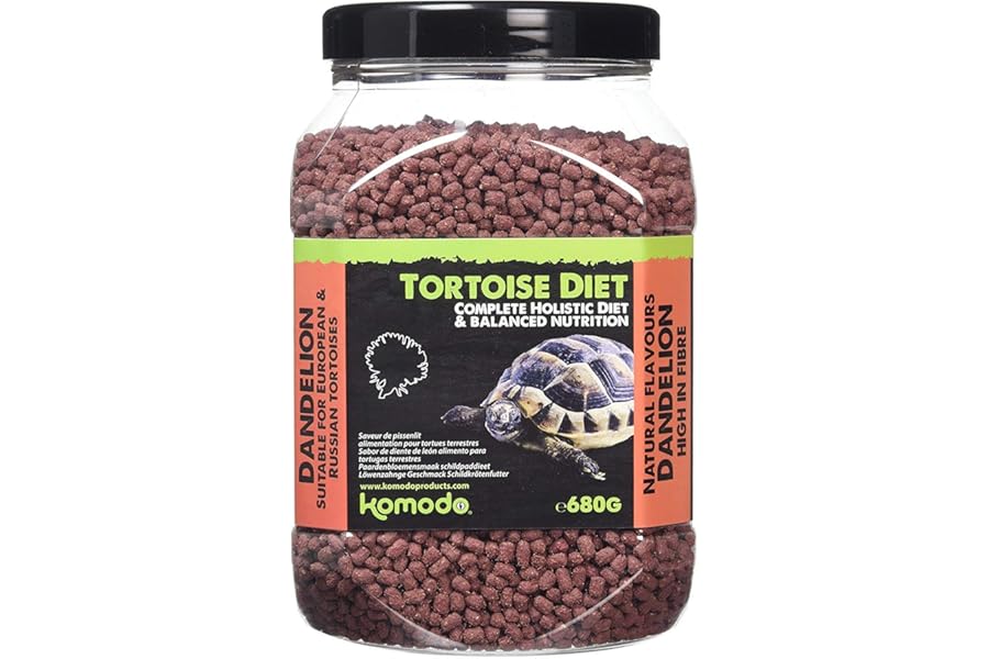 Komodo Complete Holistic Tortoise Diet, Dandelion 680 g tub