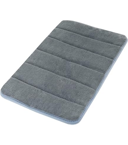 Tappeto Bagno Memory Foam 40x60 Cm - Super Assorbente, Antiscivolo, Lavabile, Per Doccia, Ingresso E Camera