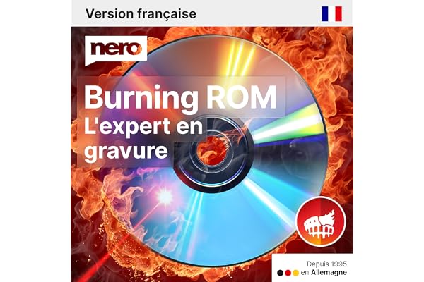 Nero L’Original 2026 | Nero Burning ROM | Logiciel de Gravure CD DVD Blu-ray | Graver, Copier, Sauvegarder, Ripper | Licence à Vie 1 PC | Windows 11/10/8/7