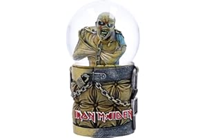 Nemesis Now Iron Maiden Piece of Mind Schneekugel 17,5 cm, Harz und Glas, offizielles Lizenzprodukt von Iron Maiden, Schneekugel aus feinstem Kunstharz, fachmännisch handbemalt