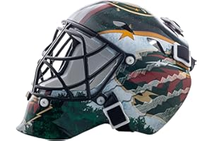 Franklin Sports NHL Team Logo Mini Hockey Goalie Mask with Case - Collectible Goalie Mask with Official NHL Logos and Colors