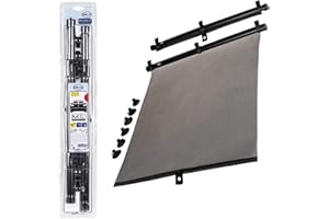 ALCA Set of 2 Car Sunshade Curtains Roller BLinds 52cm x 52cm Large Size 513000