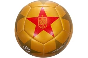 RFEF Balón de Fútbol Oficial | Detallado con El Escudo de La Selección Española Y La Estrella del Mundialtalla 5, Juventud Unisex