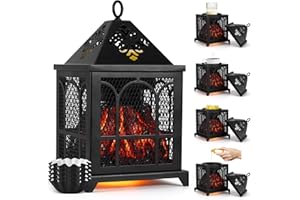 Wowlela Lámpara de Fragancia eléctrica,Quemador eléctrico 4 en 1 para Cera aromática, Vela y Aceite aromático,Calentador de Cera eléctrico para Regalos y Decoraciones de Oficina doméstica