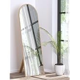 Safir Meşe Ayaklı Antre Koridor Duvar Salon Banyo Wc Ofis &Ccedil;ocuk Yatak Odası Boy Ayna 50x150 Cm