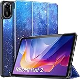 TiMOVO Funda para Xiaomi Redmi Pad 2 2025, Funda Delgada Ligera con Base Rígida Compatible con Redmi Pad 2 Tablet 11 Pulgadas
