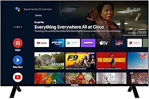 Telefunken Android TV 43 Zoll Fernseher (4K UHD Smart TV, HDR Dolby Vision, Triple-Tuner, Dolby Atmos) XU43AN751S