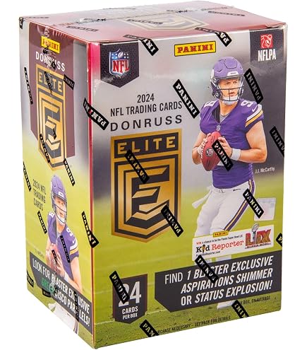Panini Prestige 2024 – Blaster Box De Cartes à Collectionner Football, 400 Cartes De Base Dont 90 Rookies