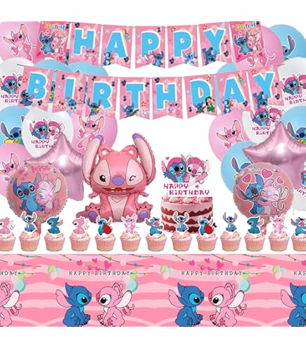 Kit Palloncini Compleanno Stitch - 22 Pezzi Per Feste A Tema - Foto 6