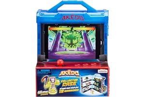 Akedo 14241 Ultimate Arcade Warriors Collector Case Mini Battling Action Figures Ready, Fight, Split Strike, À partir de 6 ans