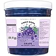 POP'N BOBA Grape Popping Boba for Bubble Tea (1.25kg), Bursting Pearls Bubble, for Shakes, Dessert Topping, Smoothie and Cocktails