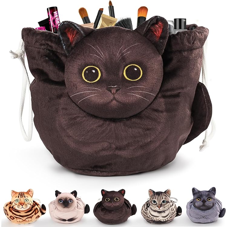 Sac Bandoulière En Peluche Chat – Femme/Fille – Multicolore – Pour Shopping, Extérieur (Neuf Avec étiquettes)
