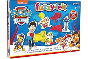 John Adams | Fuzzy-Felt - PAW Patrol Activity Set: Mix and match felt pieces to create your very own PAW Patrol pictures!| Preschool toy| Ages 3+