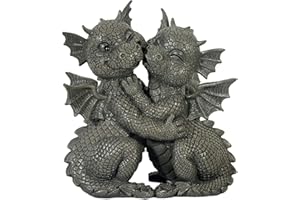 MAYER CHESS Figura per il Giardino! Drago coppia bacio! Decorazione! Figura! Giardino! Yoga!
