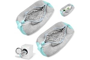 SkyJoy® Bolsa de Lavado de Calzado (2 Piezas). Bolsa Protectora para Lavar Calzado,Mayor fricción Interna para Limpiar Zapatillas en la Lavadora.