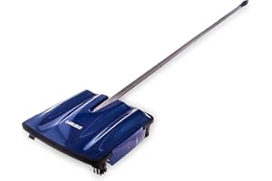 CARLISLE CFS 3639914 Duo-Sweeper Cordless Multi Surface Floor Sweeper, 10" Sweeping Path
