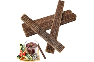 Dauerdocht für Kerzenreste, Waldspring Dauerdocht für Wachsfress, 1 * 1cm, Länge 9cm Kerzenrestefresser Indoor Dauerdocht, Für Kerzenfresser Outdoor, Betonfeuer, Schmelzlicht (4 Stück)