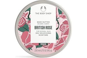 The Body Shop British Rose Körperbutter 24h, 1er Pack