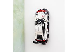 Brickify Gancho de montaje en pared compatible con Lego 42096 Technic Porsche 911 RSR Race Car Model Building Kit - Fácil de instalar - Fabricado en el Reino Unido