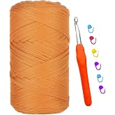 Crochet Bag Ribbon, 400g/120m Chunky Yarn for Handbags, Bag Cord for Crochet Bags, Knitting and Crocheting, DIY, Crafts (Turm