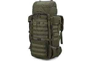 ‎MARDINGTOP Mardingtop 70L Rucksack Wanderrucksack Trekkingrucksack Großer Taktischer Rucksack Herren mit Regenhülle für Camping Trekking Bergsteigen Outdoor Reise