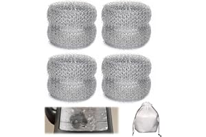 CARRENEU 4 Artikel Kalkfänger für Wasserkocher und Teekessel - Edelstahl, Wiederverwendbar, Rostfrei, Langlebig, Spülmaschinenfest für Teekannen mit Aufbewahrungstasche