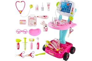 Iso Trade Toys Doctor Kids Medical Center Hospital Doctors Set for Children 8245 Jeux de médecins, Multicolore