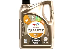 TotalEnergies Quartz 9000 NFC 5W-30, Huile moteur essence et Diesel, 5 litres