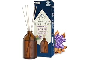 Glade Aromatherapy Varillas Fragancia Moment Of Zen, Líquido Con Aceites Esenciales, color Incoloro, 80 ml