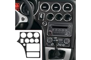 OYDDL - Autocollant pour voiture, CD Panel - En fibre de carbone - Compatible avec les accessoires Alfa Romeo 159, Brera Spider - 2004 2005 2006 2007 2008 2009 2010 2011 (CD-Panel)