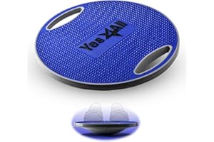 ‎YES4ALL Yes4All Balance Board inkl, Wackelboard Sport mit Griff und Rutschfester Oberfläche; Wackelbrett Balance Board Ø 40cm - Ø 41cm, Farbenfroher für Ihr Stabilitäts- und Ganzkörpertraining