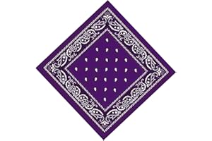 Trimming Shop Bandana unisex in cotone, fascia larga, fazzoletto multifunzione per braccialetto, copricapo, rave, equitazione, escursionismo, ciclismo, attività all'aperto, 54 cm