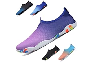 WATELVES Barefoot Shoes Women Men Water Shoes Beach Shoes Aqua Shoes Swim Shoes Swimming Quick Drying Surf Shoes Unisex