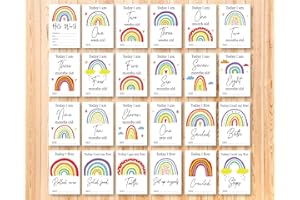Personal Moments Rainbow Baby Milestone Cards • Baby Shower Milestone Cards Gift • Baby Keepsake Milestone Cards • Rainbow Memory Milestone Cards