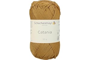 Schachenmayr since 1822 9801210-00431 Filato di Cotone per Maglia, Cotton, Curry, 11,5 x 5,2 x 6 cm, 125 unità