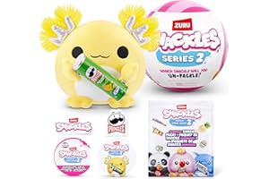 Snackles Serie 2 13 cm ZURU Kuschelig-weiches, beruhigendes, 13 cm großes Plüschspielzeug mit lizenziertem Snackmarken-Accessoire, Random Assortment
