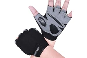 SAWANS Rękawice gimnastyczne treningowe rękawice do podnoszenia ciężarów dla mężczyzn kobiet wsparcie nadgarstka wyściełane dodatkowy chwyt ochrona dłoni ćwiczenia fitness trening rękawiczki rowerowe