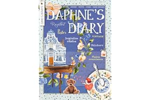 Daphne's Diary Magazine #1 2025 (FRANÇAIS) | Cahier de travaux d'artisanat créatif | Magazine-journal interactif pour la pleine conscience, la peinture, l'art, la cuisine, les voyages |