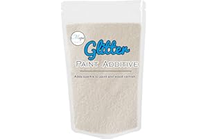 MOPA CRAFTS Additivo in glitter per vernice a emulsione e malta, 100 g Perla bianca