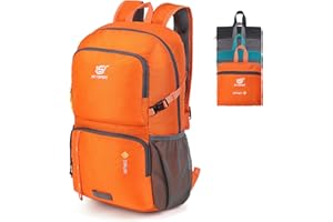 SKYSPER 30L Składany Plecak z Przegródką na Mokre Rzeczy, idealny do Wędrówek, Podróży Rowerem i Wycieczek Miejskich