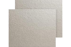 WT WISDOM TOGETHER WT - Piastra di mica per microonde, 2 pezzi, ricambio universale