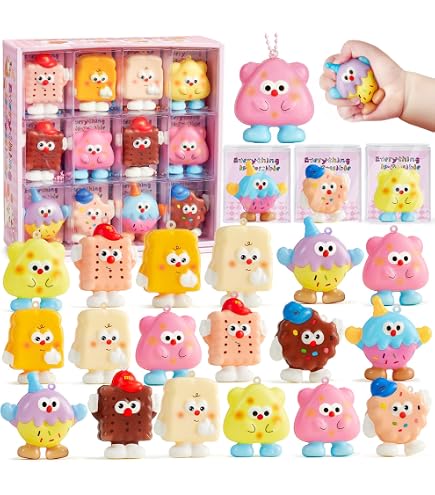 Lyreh 6er-Set Gummibärchen Stressbälle – Bunt, Weich, Sensorisches Fidget-Spielzeug Für Kinder & Erwachsene