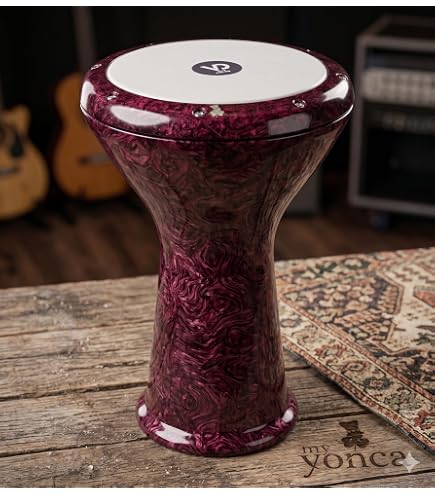 Power Beat Sombaty Darbuka Doumbek için 22 cm Deri Kafası (Siyah