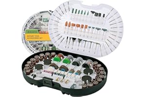 BLOSTM Kit d'accessoires pour outils rotatifs - 276 pièces Tige de 0,3cm - Multifonction, pour couper, meuler, poncer, sculpter et polir et plus encore - Compatible avec la plupart des outils rotatifs