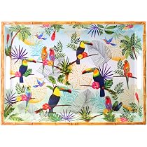 Nappe Pique-Nique Carrée Les Jardins De La Comtesse - 140x140cm, Imperméable - 2/4 Personnes